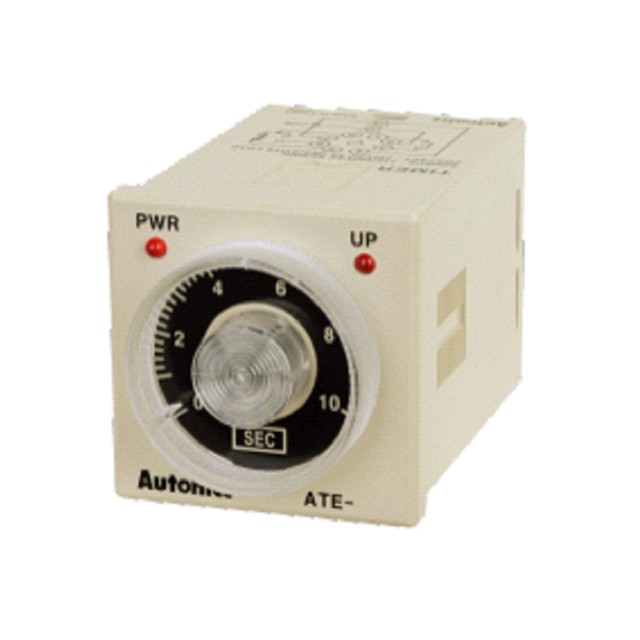 ΧΡΟΝΙΚΟ RELAY ΠΙΝΑΚΟΣ 8P DELAY ON 60sec 2C/O 48X48 230VAC ATE1-60S AUTONICS