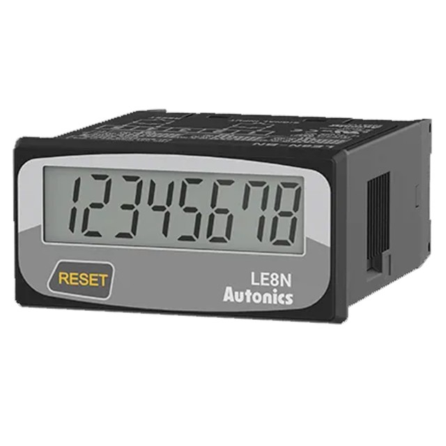 ΜΕΤΡΗΤΗΣ ΩΡΑΣ ΠΙΝΑΚΑ ΨΗΦΙΑΚΟΣ ΜΕ RESET NO VOLTAGE 48Χ24 ΜΕ ΜΠΑΤΑΡΙΑ LE8N-BN AUTONICS