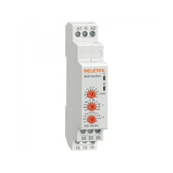ΧΡΟΝΙΚΟ RELAY ΡΑΓΑΣ 10 ΛΕΙΤΟΥΡΓΙΩΝ 2C/O 12-240VAC/DC RS-TM24 RELETEK