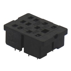 ΒΑΣΗ PCB 2P ΓΙΑ RELAY ΜΕΣΑΙΟ ΜΑΥΡΗ PT78602 TYC