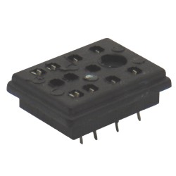 ΒΑΣΗ PCB 2P ΓΙΑ RELAY ΜΕΣΑΙΟ ΜΑΥΡΗ LY2-PY08A RGN