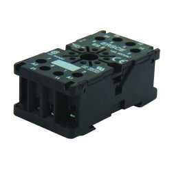 ΒΑΣΗ ΡΑΓΑΣ 8P ΓΙΑ RELAY ΤΥΠΟΥ ΛΥΧΝΙΑΣ ΜΑΥΡΗ ES-8 ERSCE