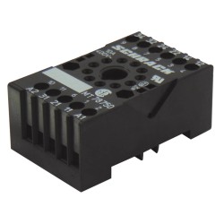 ΒΑΣΗ ΡΑΓΑΣ 11P ΓΙΑ RELAY ΤΥΠΟΥ ΛΥΧΝΙΑΣ ΜΑΥΡΗ ES-11 ERSCE