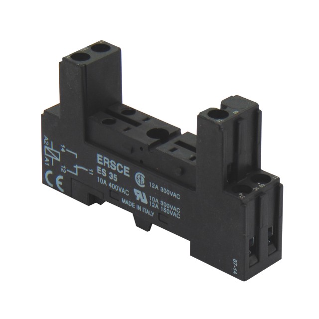 ΒΑΣΗ ΡΑΓΑΣ 1P ΓΙΑ RELAY MINI ΜΑΥΡΗ ES35 ERSCE