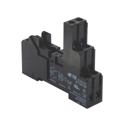 ΒΑΣΗ ΡΑΓΑΣ 2P ΓΙΑ RELAY MINI ΜΑΥΡΗ RT78726 TYC