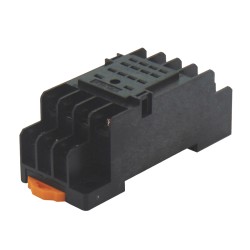 ΒΑΣΗ ΡΑΓΑΣ 4P ΓΙΑ RELAY ΜΕΣΑΙΟ ΜΑΥΡΗ PYF14A RGN