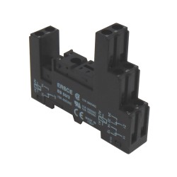ΒΑΣΗ ΡΑΓΑΣ 2P ΓΙΑ RELAY MINI ΜΑΥΡΗ ES50/3 ERSCE