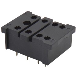 ΒΑΣΗ PCB 2P ΓΙΑ RELAY ΜΕΣΑΙΟ ΜΑΥΡΗ CST-P08 CYO