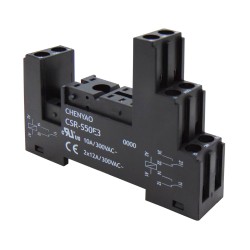 ΒΑΣΗ ΡΑΓΑΣ 2P ΓΙΑ RELAY MINI ΜΑΥΡΗ CSR-S50F3 CYO