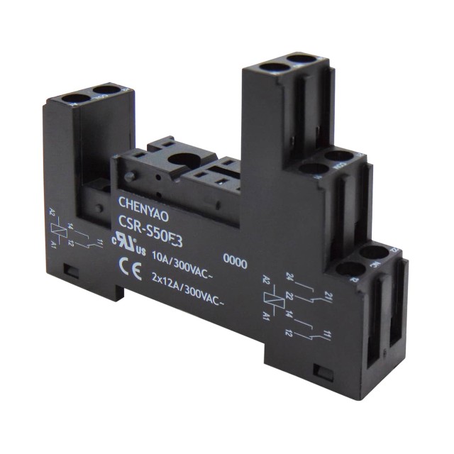 ΒΑΣΗ ΡΑΓΑΣ 2P ΓΙΑ RELAY MINI ΜΑΥΡΗ CSR-S50F3 CYO ΒΑΣΗ ΡΑΓΑΣ 2P ΓΙΑ RELAY MINI ΜΑΥΡΗ CSR-S50F3 CYO