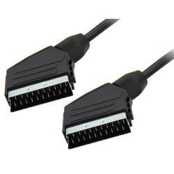 ΚΑΛΩΔΙΟ SCART ΣΕ SCART 3m CU OD8 ΜΑΥΡΟ CLB SC1003B SUT