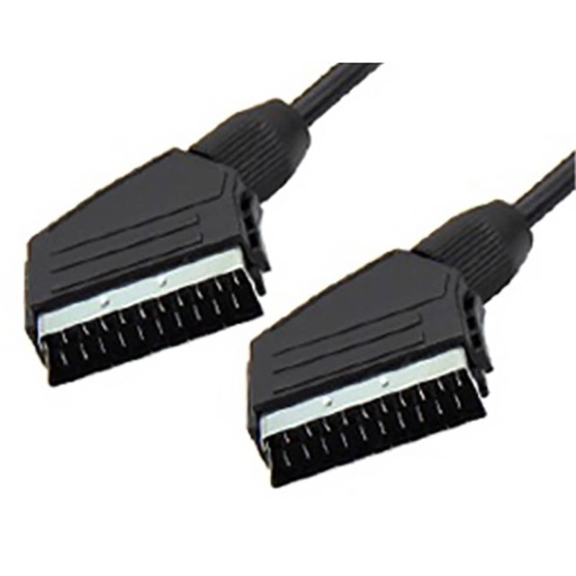 ΚΑΛΩΔΙΟ SCART ΣΕ SCART 1.5m CU OD7 ΜΑΥΡΟ AV601-S01N VIC BLS (BAG) OWI