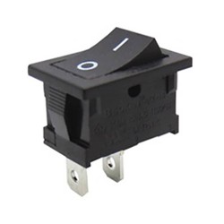ΔΙΑΚΟΠΤΗΣ ROCKER MINI 2P ON-OFF 6A/250V ΜΑΥΡΟΣ RK2-16 EOL SOKEN