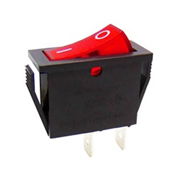 ΔΙΑΚΟΠΤΗΣ ROCKER ΜΕΣΑΙΟΣ 2P ON-OFF 16A/250V ΚΟΚΚΙΝΟΣ RK1-11 1X1 B/R\'\'0-\'\' SOKEN