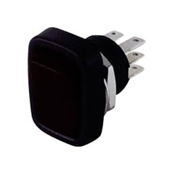 ΔΙΑΚΟΠΤΗΣ ROCKER Φ12 6P ON-ON 3A/250V ΜΑΥΡΟΣ R13-213B SCI