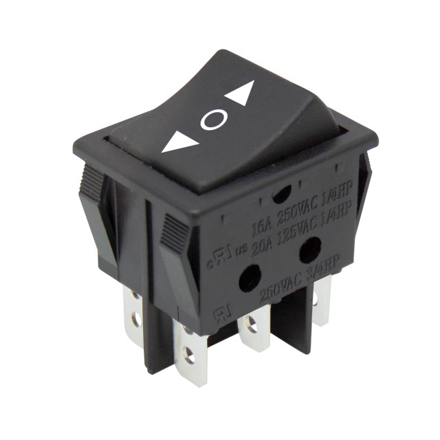 ΔΙΑΚΟΠΤΗΣ ROCKER ΜΕΓΑΛΟΣ 6P (ON)-OFF-ON 16A/250V PS8C-5 BEJ