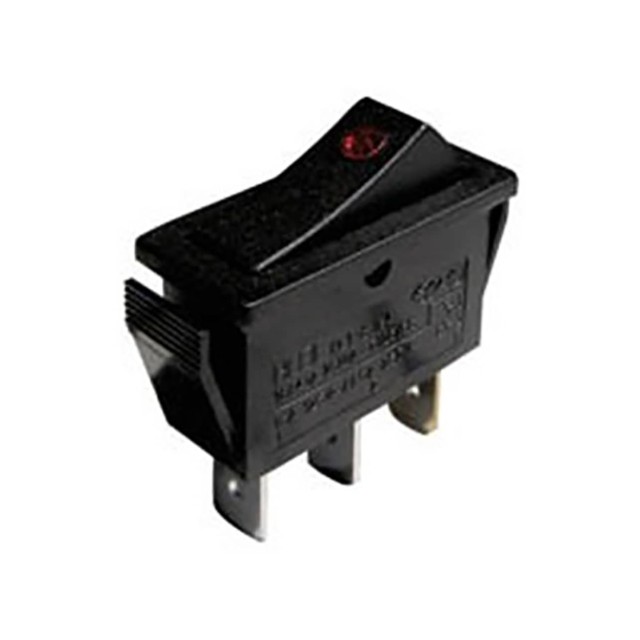 ΔΙΑΚΟΠΤΗΣ ROCKER ΜΕΣΑΙΟΣ 3P ΜΕ ΚΟΚΚΙΝΗ ΛΥΧΝΙΑ ON-OFF 16A/250V ΠΛΗΚΤΡΟ ΜΑΥΡΟ RK1-15B1X1N B/B SOKEN