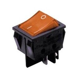 ΔΙΑΚΟΠΤΗΣ ROCKER ΜΕΓΑΛΟΣ 4P ΜΕ ΛΥΧΝΙΑ ON-OFF 16A/250V 4P ΠΟΡΤΟΚΑΛΙ PS8C-5 BEJ