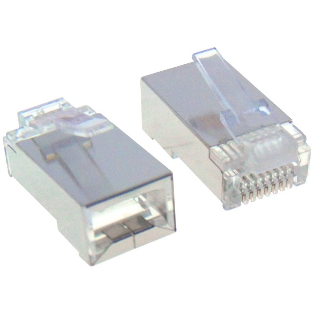 ΤΗΛΕΦΩΝΙΚΟ ΦΙΣ ΑΡΣΕΝΙΚΟ 8P8C OPEN TYPE CAT6 ΘΩΡΑΚΙΣΜΕΝΟ ECT181100 CZT
