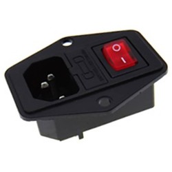 AC CONNECTOR ΑΡΣΕΝΙΚΟ ΣΑΣΙ ΒΙΔΩΤΟ 4P ΜΕ ΑΣΦΑΛΕΙΟΘΗΚΗ ΚΑΙ ΦΩΤΙΖΟΜΕΝΟ ΔΙΑΚΟΠΤΗ RL10 YNX/DIE