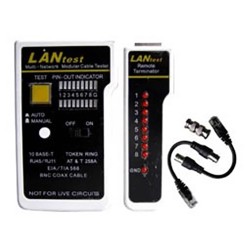 TESTER ΚΑΛΩΔΙΩΝ LAN ΤΗΛΕΦΩΝΙΚΩΝ ΟΜΟΑΞΟΝΙΚΩΝ ΔΙΠΛΟΥ DISPLAY 12-25-055 COMP