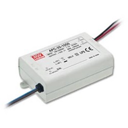 ΤΡΟΦΟΔΟΤΙΚΟ LED 35W/28-100VDC/350mA IP42 APC-35-350 MEAN WELL