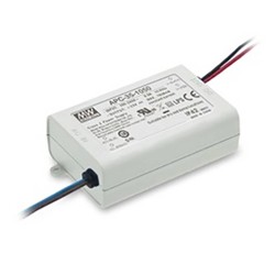 ΤΡΟΦΟΔΟΤΙΚΟ LED 35W/15-50VDC/700mA IP42 APC-35-700 MEAN WELL