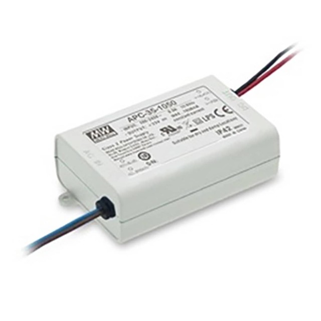 ΤΡΟΦΟΔΟΤΙΚΟ LED 35W/15-50VDC/700mA IP42 APC-35-700 MEAN WELL