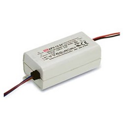 ΤΡΟΦΟΔΟΤΙΚΟ LED 12W/24VDC/0.5A IP42 APV-12-24 MEAN WELL