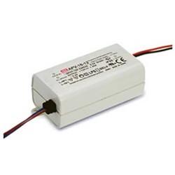 ΤΡΟΦΟΔΟΤΙΚΟ LED 15W/12VDC/1.25A IP42 APV-16-12 MEAN WELL