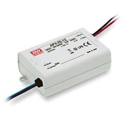 ΤΡΟΦΟΔΟΤΙΚΟ LED 25.2W/12VDC/2.1A IP42 APV-25-12 MEAN WELL