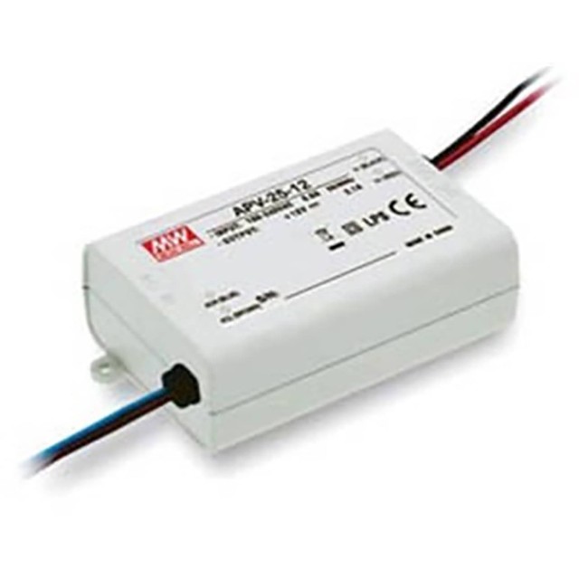 ΤΡΟΦΟΔΟΤΙΚΟ LED 25.2W/24VDC/1.05A IP42 APV-25-24 MEAN WELL