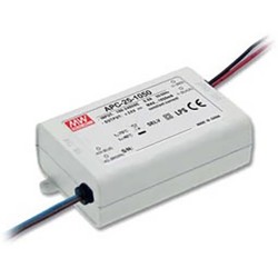 ΤΡΟΦΟΔΟΤΙΚΟ LED 25.2W/15-50VDC/500mA IP42 APC-25-500 MEAN WELL