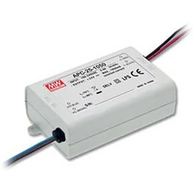 ΤΡΟΦΟΔΟΤΙΚΟ LED 25.2W/15-50VDC/500mA IP42 APC-25-500 MEAN WELL