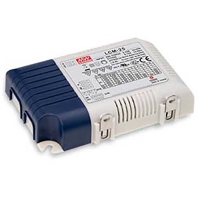 ΤΡΟΦΟΔΟΤΙΚΟ LED 25W/350-1050mA PFC IP20 DIMMABLE LCM-25 MEAN WELL