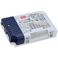 ΤΡΟΦΟΔΟΤΙΚΟ LED 40W/350-1050mA PFC IP20 DIMMABLE LCM-40 MEAN WELL