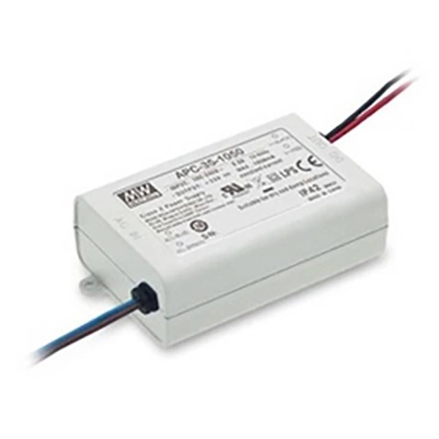 ΤΡΟΦΟΔΟΤΙΚΟ LED 34.7W/11-33VDC/1050A IP42 APC-35-1050 MEAN WELL