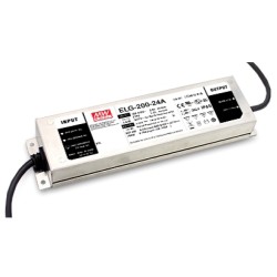 ΤΡΟΦΟΔΟΤΙΚΟ LED 201.6W/24VDC/8.4A PFC IP67 ELG-200-24 MEAN WELL