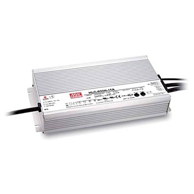 ΤΡΟΦΟΔΟΤΙΚΟ LED 480W/12VDC/40A PFC IP67 DIMMABLE HLG-600H-12B MEAN WELL
