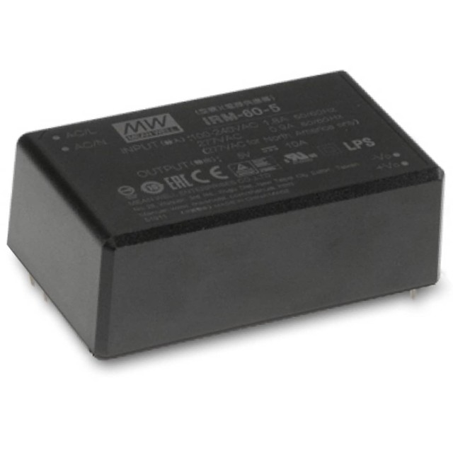 ΤΡΟΦΟΔΟΤΙΚΟ 60W/12VDC/5A PCB IRM-60-12 MEAN WELL