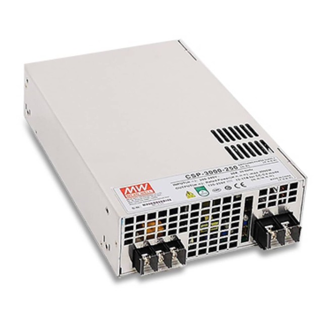 TΡΟΦΟΔΟΤΙΚΟ 3000W/120VDC/25A PFC ΠΡΟΓΡΑΜΜΑΤΙΖΟΜΕΝΗΣ ΕΞΟΔΟΥ CSP-3000-120 MEAN WELL