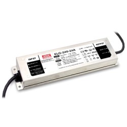 ΤΡΟΦΟΔΟΤΙΚΟ LED 240W/24VDC/10A PFC IP67 DALI ELG-240-24DA-3Υ MEAN WELL