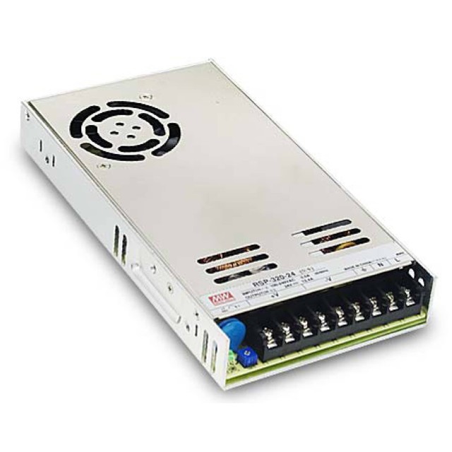 ΤΡΟΦΟΔΟΤΙΚΟ 321.6W/48VDC/6.7A PFC LOW PROFILE RSP-320-48 MEAN WELL