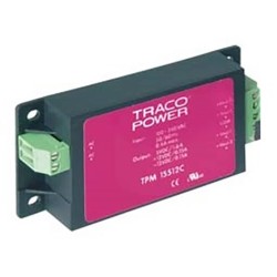ΤΡΟΦΟΔΟΤΙΚΟ 15W/5VDC/±12VDC ΜΕ ΚΛΕΜΑ ΔΙΠΛΗΣ ΕΞΟΔΟΥ TMP 15512C TRACO POWER