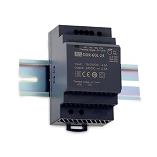 CONVERTER DC/DC ΡΑΓΑΣ 60W/9-36V/24V/2.5A DDR-60G-24 MEAN WELL
