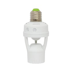 ΑΙΣΘΗΤΗΡΑΣ ΚΙΝΗΣΗΣ 360° 60W/230VAC ΝΤΟΥΙ ΑΠΟ E27 ΣΕ E27 GL451B GREENLUX