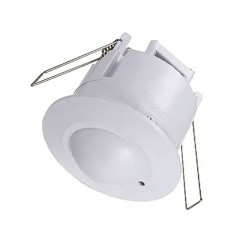 ΑΙΣΘΗΤΗΡΑΣ ΚΙΝΗΣΗΣ ΜΙΚΡΟΚΥΜΑΤΩΝ360° 1200W/230VAC ΧΩΝΕΥΤΟΣ ΛΕΥΚΟΣ GL753 GREENLUX