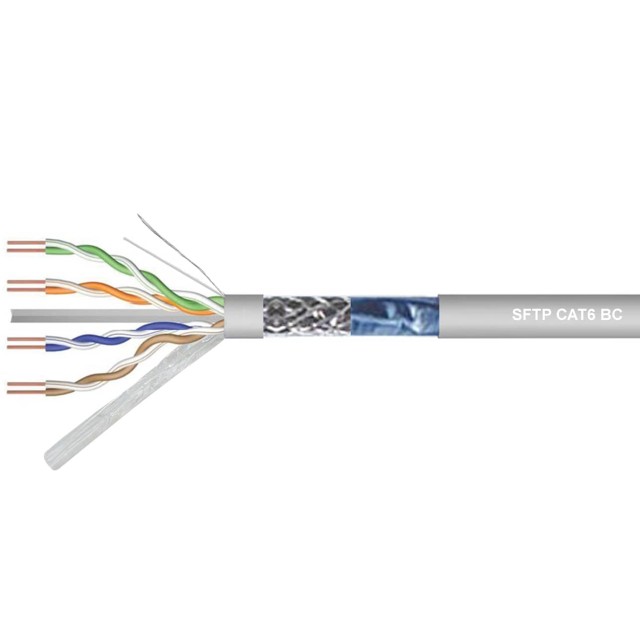 ΚΑΛΩΔΙΟ LAN CAT6 SFTP 4P SOLID BC 305m Z-LINK