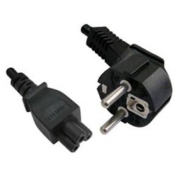 ΚΑΛΩΔΙΟ ΤΡΟΦΟΔΟΣΙΑΣ 3X0.75mm² 1.5m LAPTOP ΜΑΥΡΟ OUS