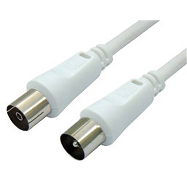 ΚΑΛΩΔΙΟ TV PAL M/F 10m ΛΕΥΚΟ COLOR BOX LANCOM